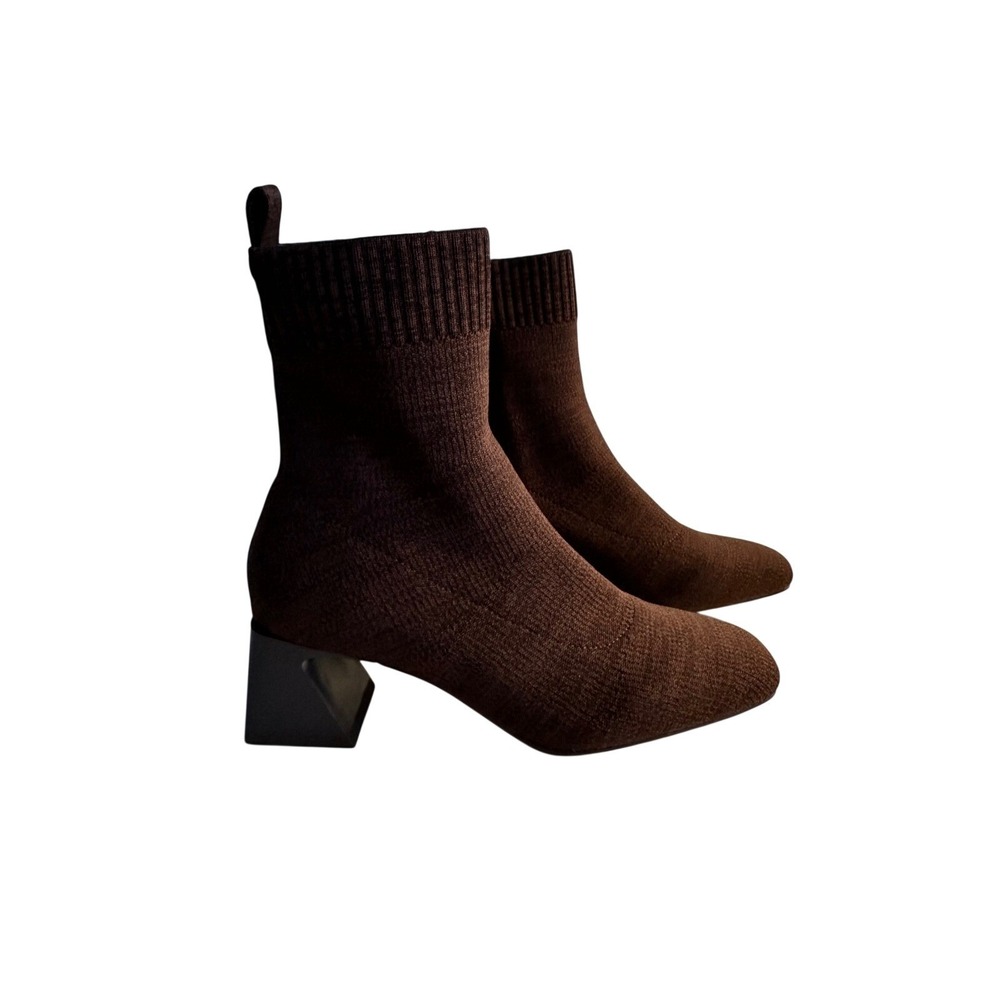 VIVAIA‎ Regina Pro Water Repellent Knit Boots 36 US 5.5-6 Brown Square Toe